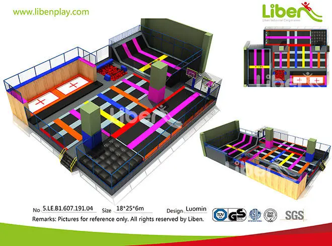 Customized Indoor Trampoline Park