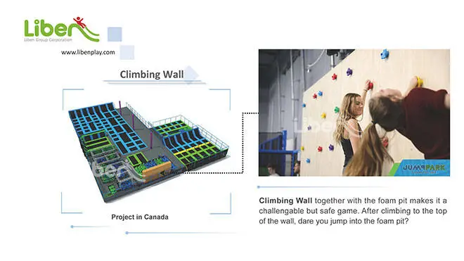 Liben-Trampoline-Park-Climbing-Wall