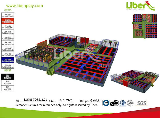 5.LE.B8.706.211.01 ASTM Certified Trampoline Park Supplier (5)