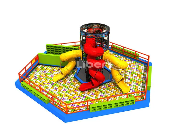 Ball Pool Spider Tower with Slides-3