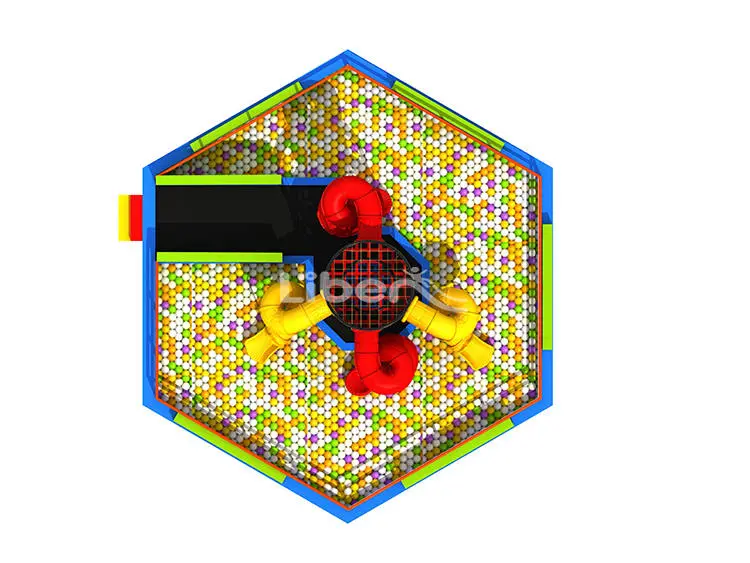 Ball Pool Spider Tower with Slides-4
