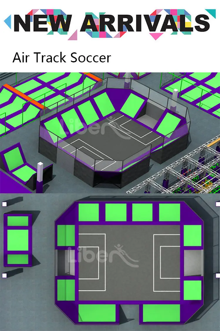 Liben Trampoline Park Air Track Football-1