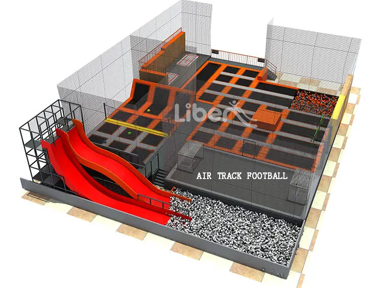 Liben Trampoline Park Air Track Football-3