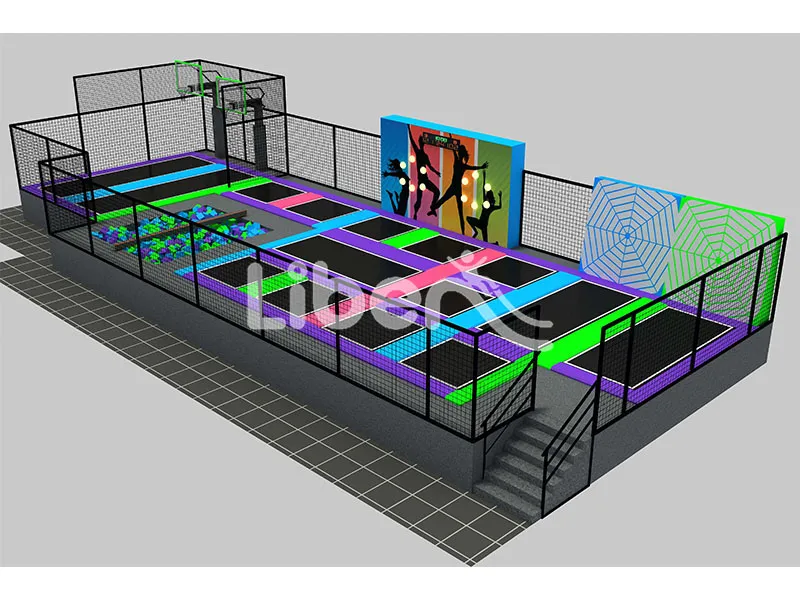 Affordable big trampoline park for kids