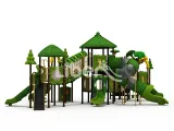 Sturdy Outdoor Playground Long-Lasting Playground Area Kid Approved for Community Park, School Yard Daycare