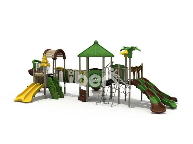 Outdoor Playground Easy Move Play Space Kid Safe for Picnic Spot, Preschool, Neighborhood Park