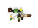 High-Play Outdoor Playground Activity-Rich Play Zone Kid-Approved for Summer Camp, Backyard & School Yard