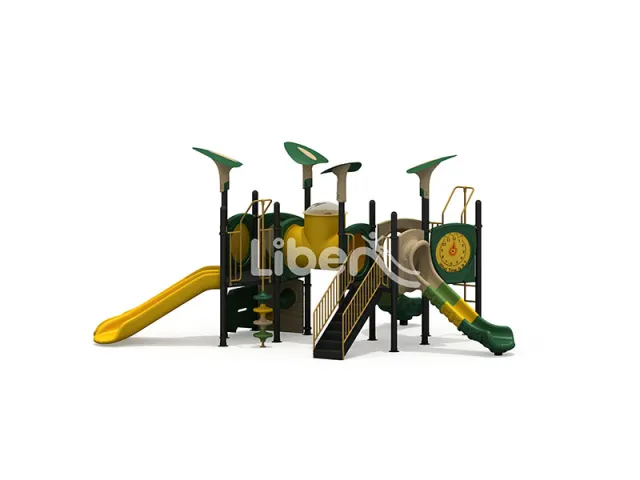 Lightweight Outdoor Playground Easy Maintain Play Space Kid Safe
