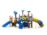 Outdoor Playground Fast Setup Play Zone Durable for Temporary Events, Backyard, Neighborhood Park