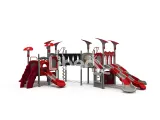 All-Weather Outdoor Playground Designs Shock Absorbing, UV-Protected Play Areas for Schools, Apartment Complexes