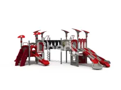 All-Weather Outdoor Playground Designs Shock Absorbing, UV-Protected Play Areas for Schools, Apartment Complexes