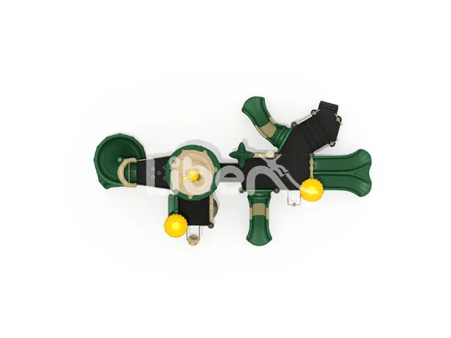 Durable Outdoor Playground Equipment Multi-Functional Slides 