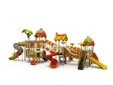 C‌hild Durable Steel Outdoor Playground Long Lasting Slides