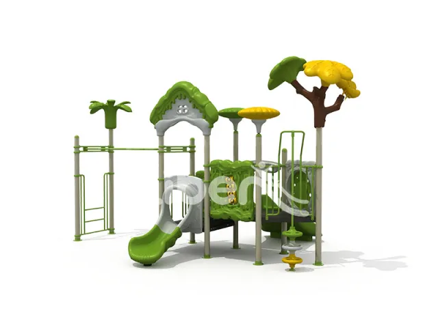‌All-Weather Outdoor Playground Durable Slides for Kids