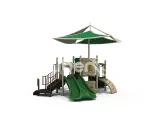 Joyful Outdoor Playground Active Social Interaction Play