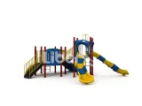  Kids ‌Outdoor Playground Cooperative Game Interactive Dual Slides 