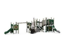 Modular Outdoor Playground Customizable Slides Adventure Play For Kids
