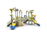 Space Efficient Outdoor Playground Compact Kids’ Outdoor Play Systems