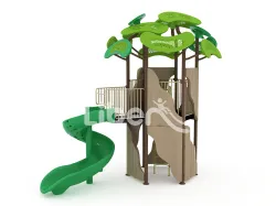 Interactive Outdoor Playground Installations Fun-Themed Kids’ Outdoor Play Equipment 