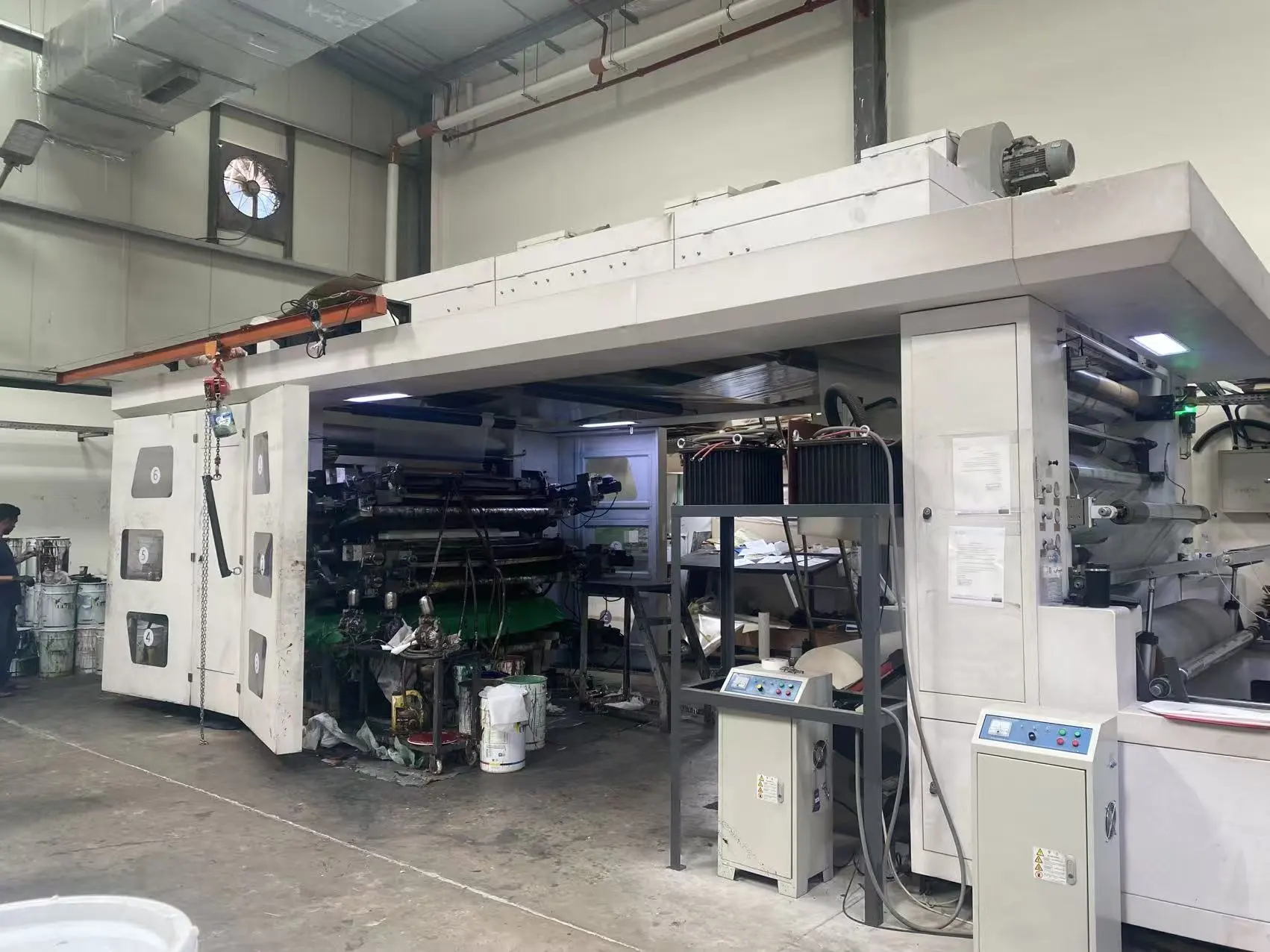 Presse d'impression flexographique par satellite LISHG Machinery pour emballage souple