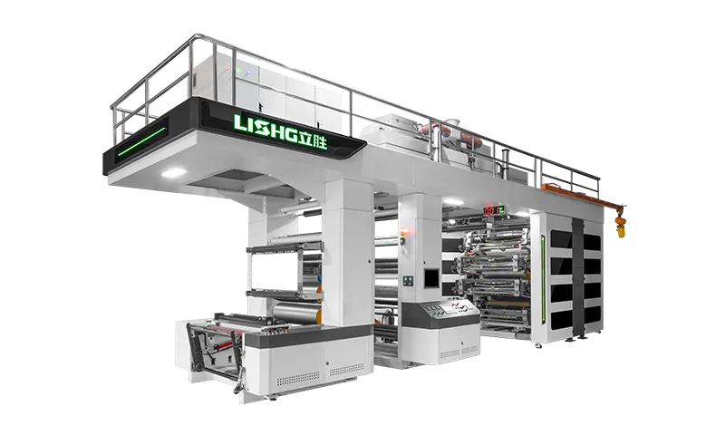 8 Color CI Flexo Printing Machine For PE, PET, BOPP Bag