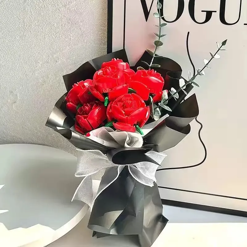 Rose Building Blocks Bouquet