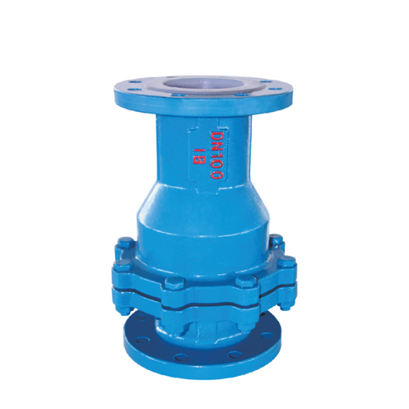 Fluorine-lined swing check valve
