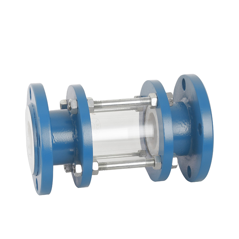 Fluoride-lined visual cup