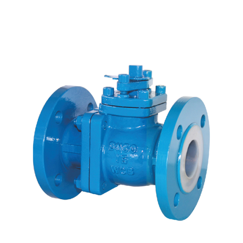 Fluorine lined ball valve