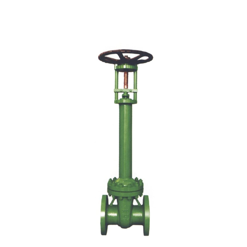 Extension rod bellows gate valve