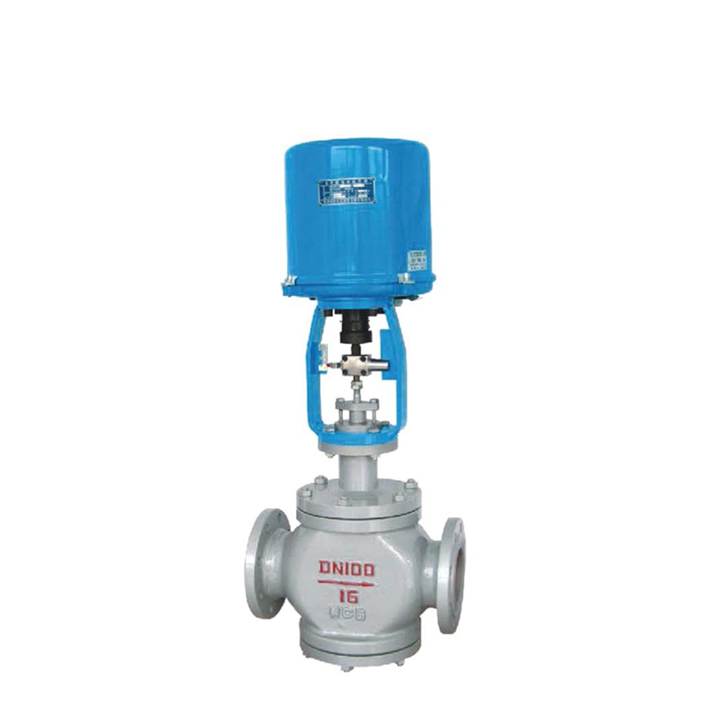 Electric double-seat control valve