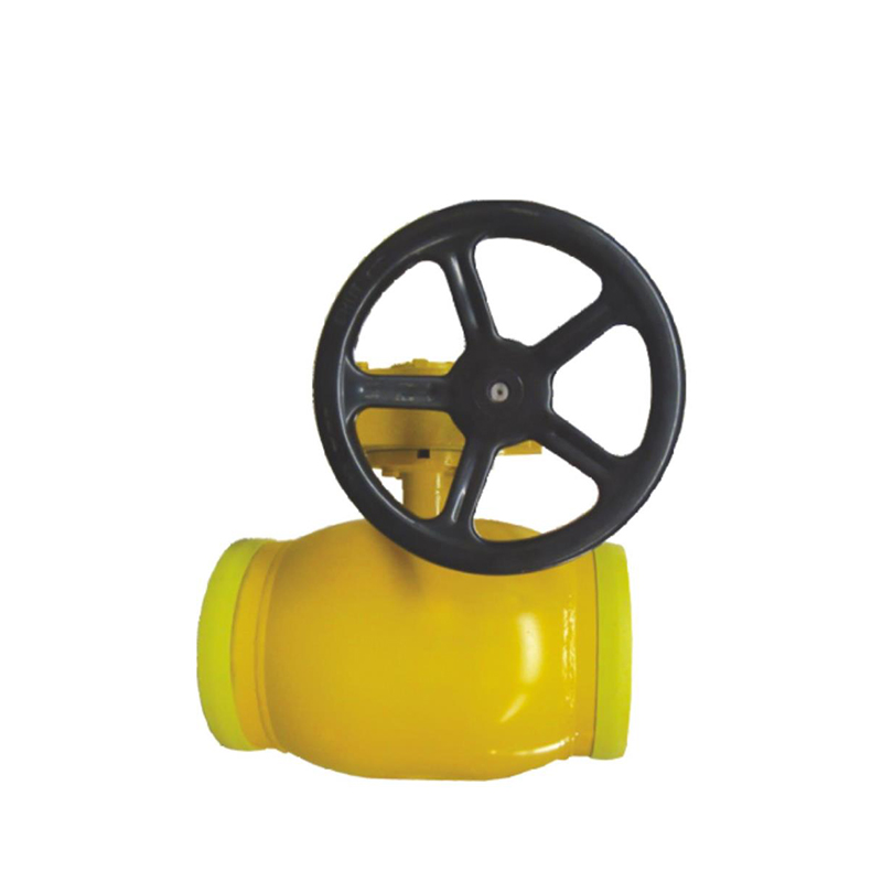 Gas welded ball valve