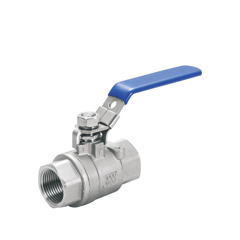 Stainless steel two-piece female thread ball valve