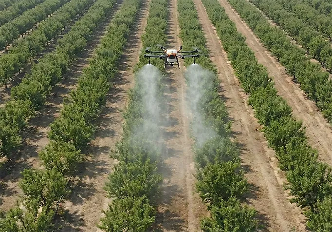 Agricultural drones enable targeted operations with precise dosage control