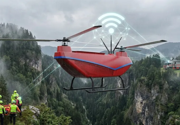 Emergency Drones with Long Endurance and Heavy Payload Capabilities