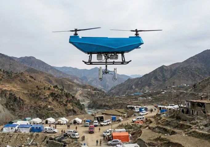 Emergency Drones Restore Public Network Signals