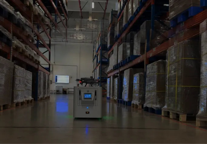 3.The warehouse drones support AI vision processing