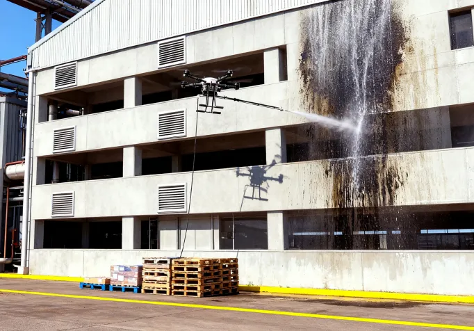 Environmentally Adaptable Cleaning Drone