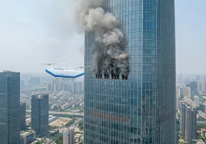 3D Modeling and Fire Point Coordinate Positioning