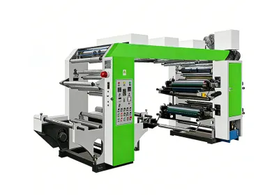 Straight gear type stack flexo printing machine