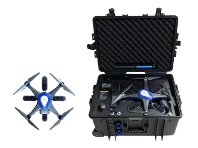 Portable Tethered Lighting Drone System