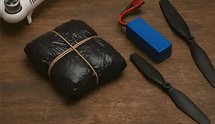 Heroin, drone parts seized in latest  border dropping