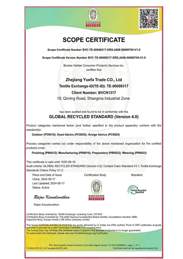 Global Recycled Standard