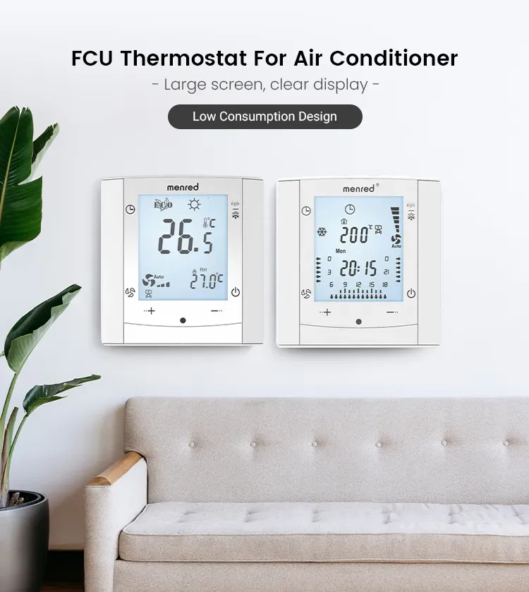 Menred Ls7.42K Digital Fan Coil Unit Controller with Precise Thermostat