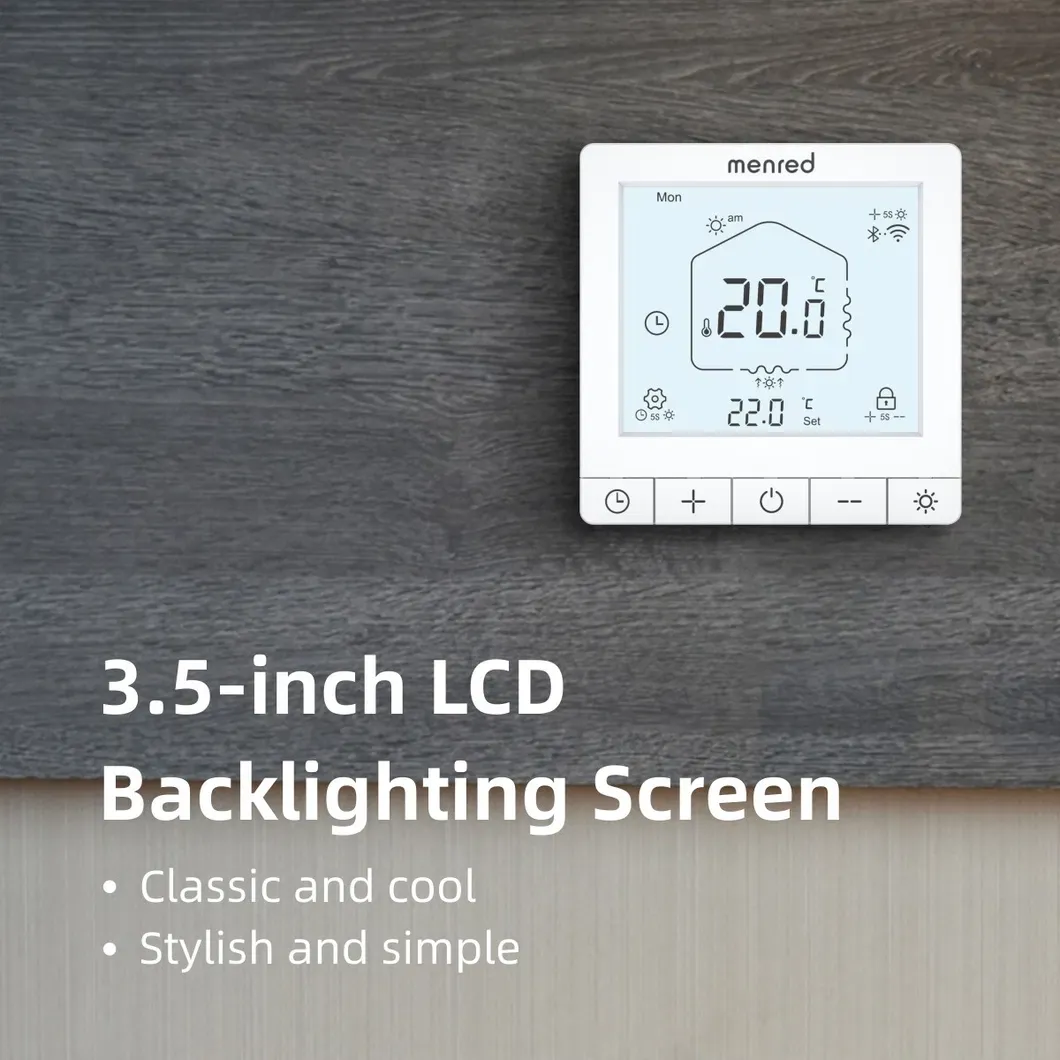 Hydronic Floor Heating Programmable Room Thermostat Electric Heating Thermostat with WiFi Modbus