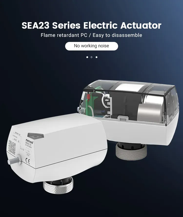 Electric Actuator Designed for Reliable Fan Coil Unit Performance