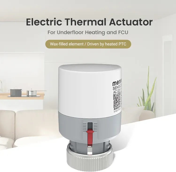 Hot Sale Factory Price Nc Normally Closed Electric Thermal Actuator for Manifolds in Under Floor Heating