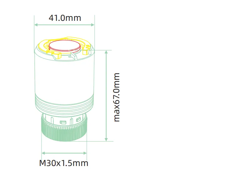 Heating Systems Manifold Circuit Thermal Actuator CE Certified Thermal Actuator
