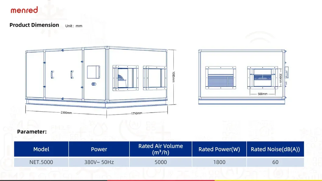 Advanced Air Quality Enhancing Fan with Modern European Design Style