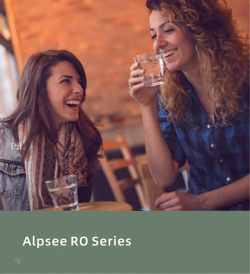 Layers of Filtering Reverse Osmosis Membrane RO Water Purifier Filter for Home Drinking Water WiFi Bluetooth Supported